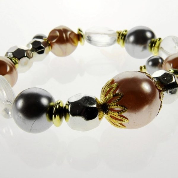 Agate Bead Bracelet