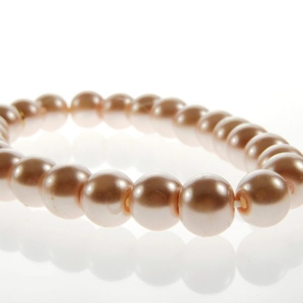 Bronze Pearl Stretch Bracelet