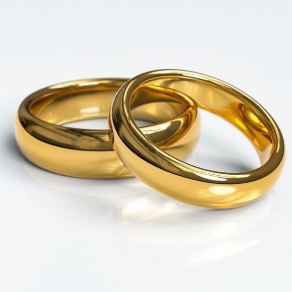 Classic Wedding Bands, Pair