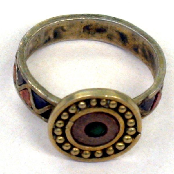 Cloisonné Rosette Ring