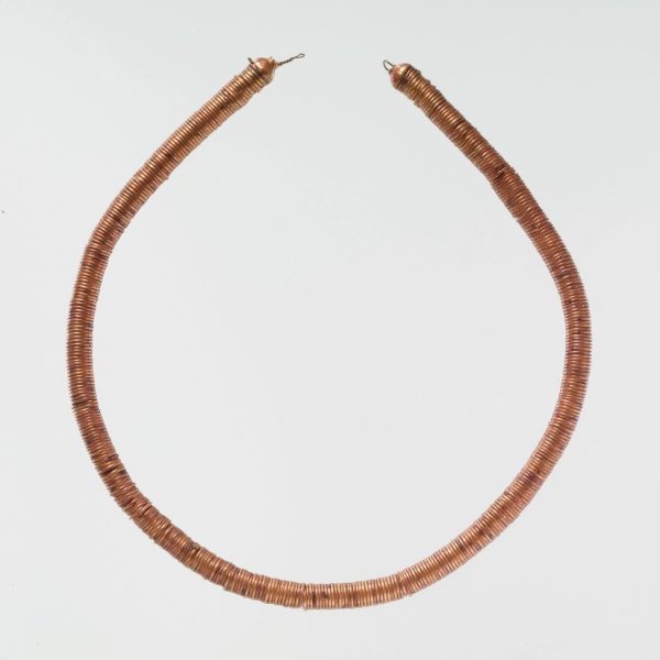 Copper Disc-Bead Collar