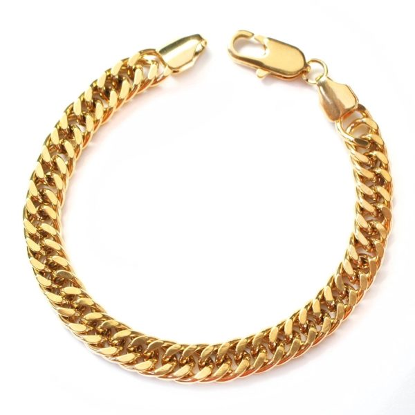 Double Curb Wrist Chain