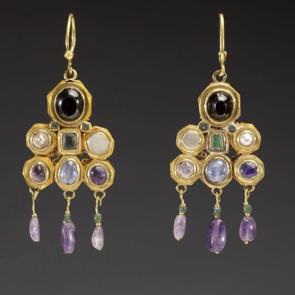 Garnet and Amethyst Chandeliers