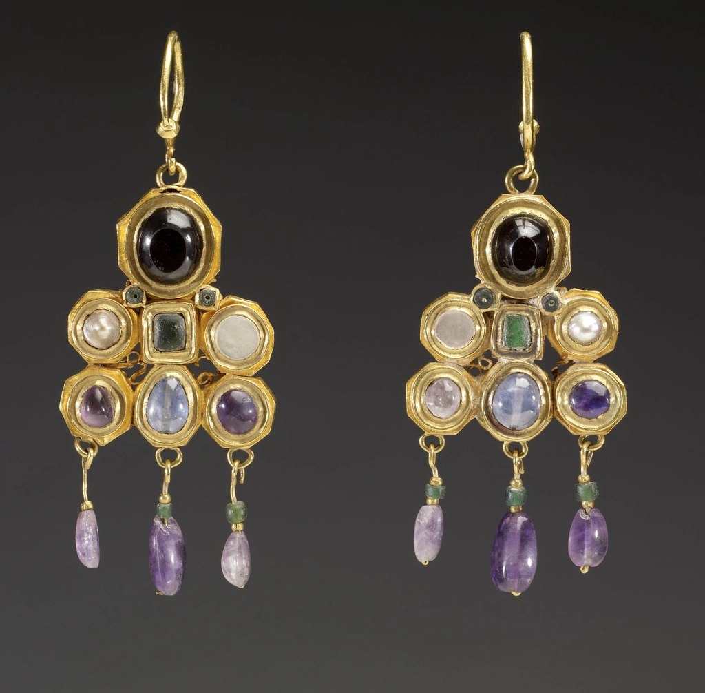 Garnet and Amethyst Chandeliers