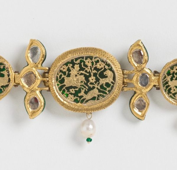 Green Enamel Hunt Armlet
