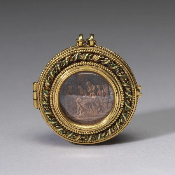 Laurel-Border Reliquary Locket
