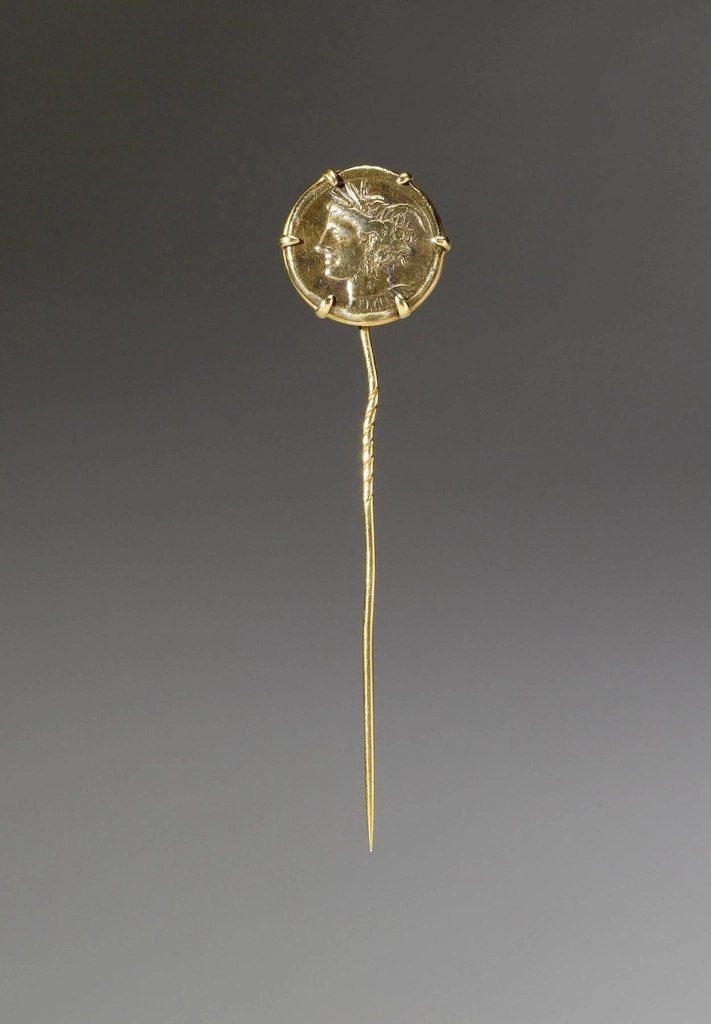 Mounted Coin Stick Pin