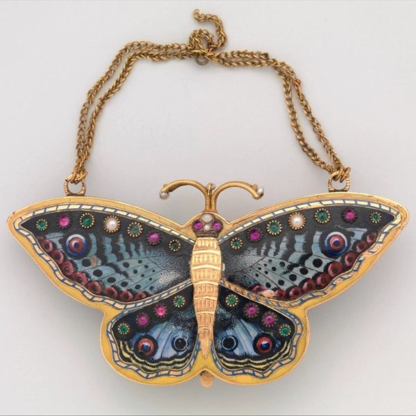 Papillon Enamel Butterfly Necklace