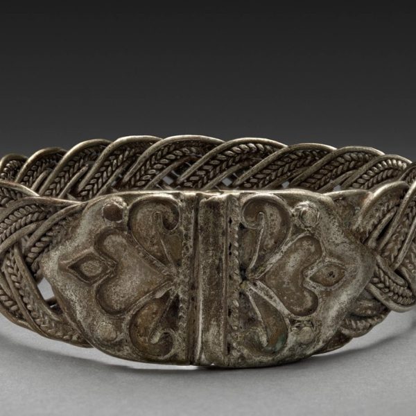 Plaited Silver Wire Bangle