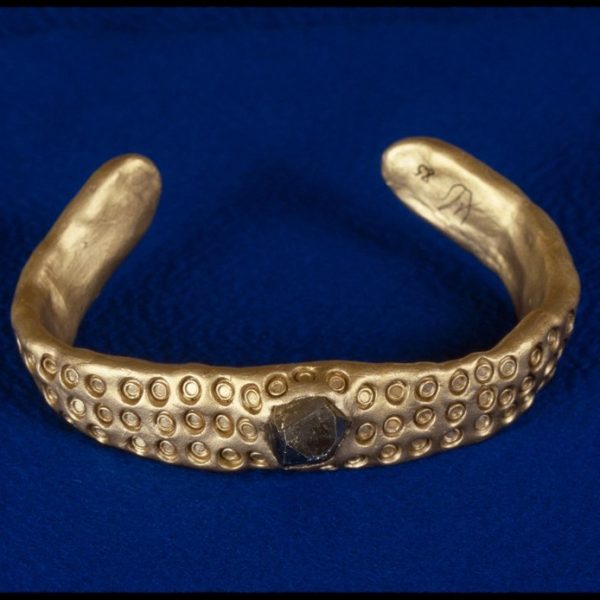 Punched Gold Cuff