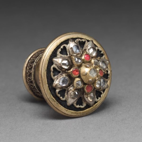 Rose-Cut Rosette Dome Ring