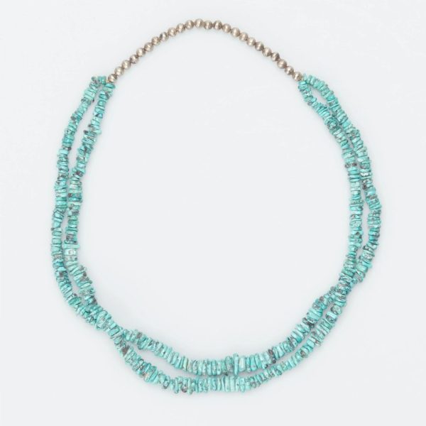 Turquoise Nugget Double Strand