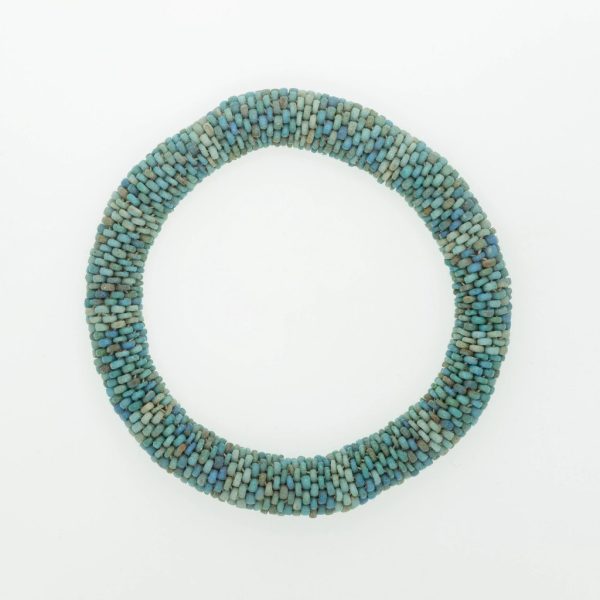 Woven Faience Bangle
