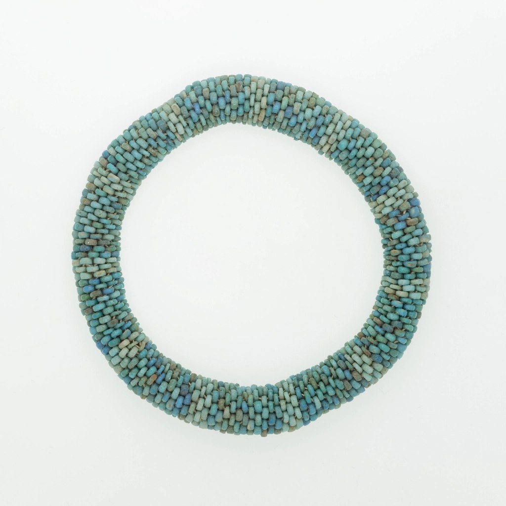 Woven Faience Bangle